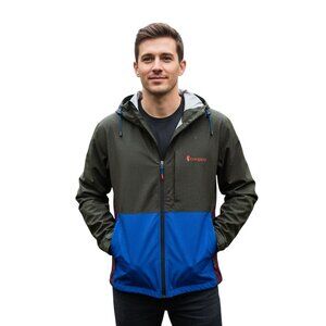 Cotopaxi Cielo Rain Jacket Colorblock Full Zip Zip Pockets Size MS
